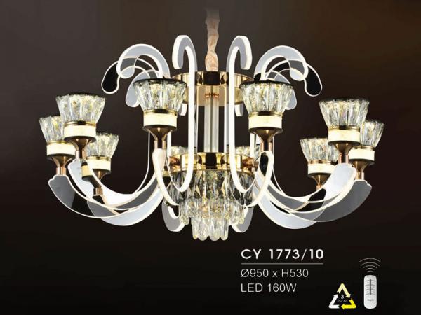 Đèn chùm pha lê hiện đại trang trí siêu đẹp HFCY-1773/10