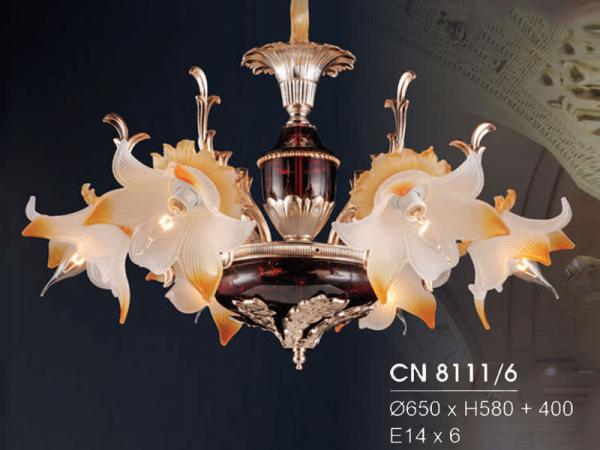 Đèn chùm pha lê hiện đại trang trí siêu đẹp HFCN-8111/6