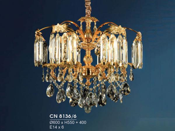 Đèn chùm pha lê hiện đại trang trí siêu đẹp HFCN-8136/6