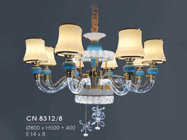 Đèn chùm pha lê hiện đại trang trí siêu đẹp HFCN-8312/8