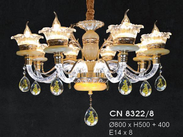 Đèn chùm pha lê hiện đại trang trí siêu đẹp HFCN-8322/8