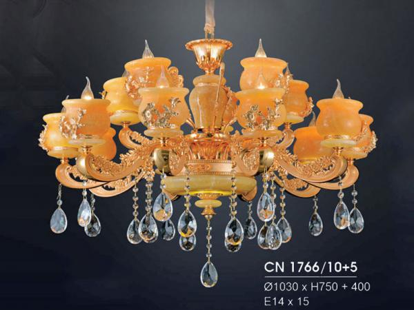 Đèn chùm pha lê hiện đại trang trí siêu đẹp HFCN-1766/10+5