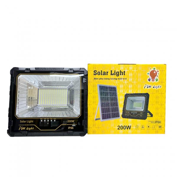 Đèn Pha Năng Lượng Mặt Trời FSW 200W – Siêu Sáng, Chống Nước IP66 