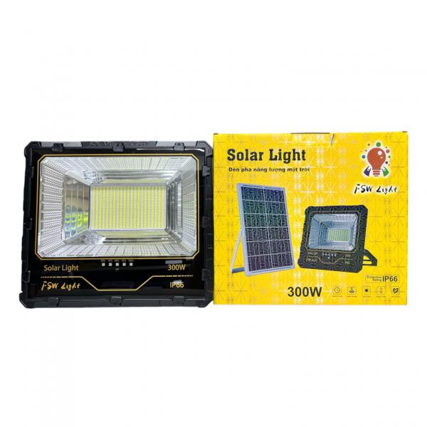 Đèn Pha Năng Lượng Mặt Trời FSW 300W – Siêu Sáng, Chống Nước IP66 