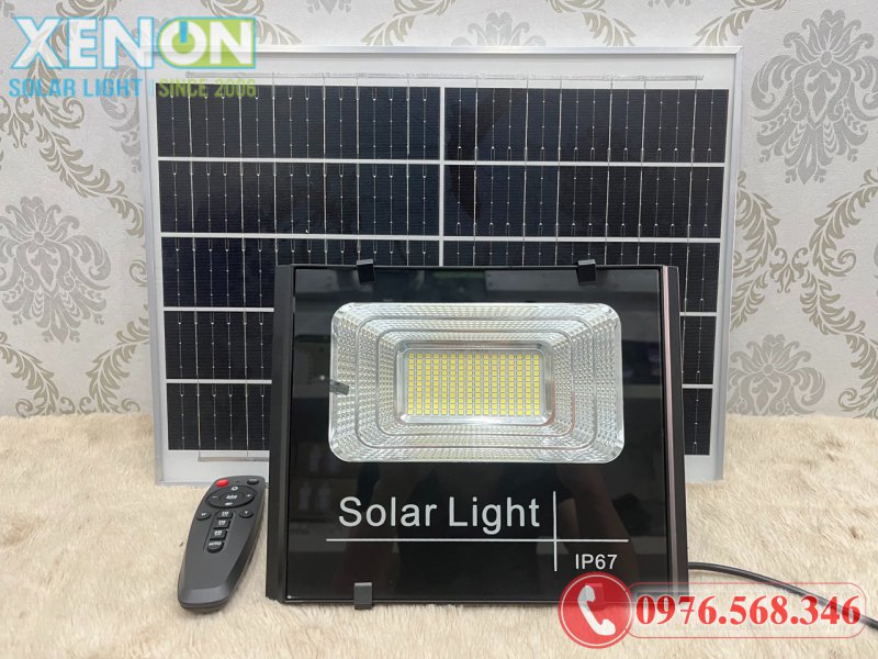 Đèn Pha Năng Lượng Mặt Trời TC-100 100W – Pin Mono, Chống Nước IP67
