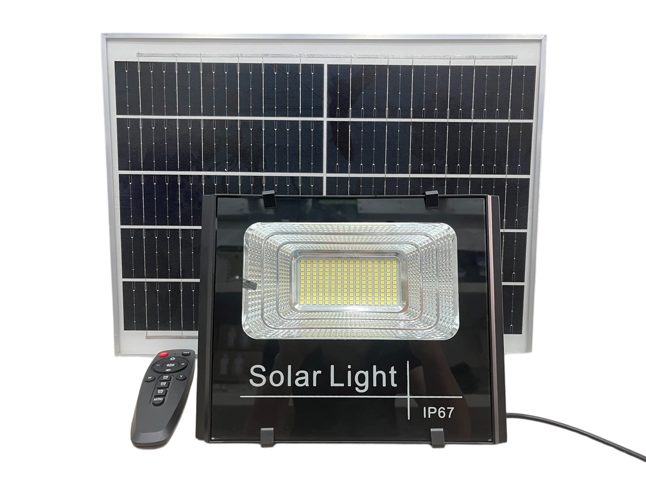 Đèn Pha Năng Lượng Mặt Trời TC-100 100W – Pin Mono, Chống Nước IP67 