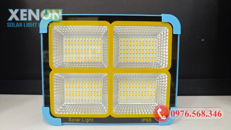 Đèn Pha Năng Lượng Mặt Trời Xách Tay Đa Năng – Sạc Nhanh, Chống Nước IP66