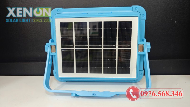 Đèn Pha Năng Lượng Mặt Trời Xách Tay Đa Năng – Sạc Nhanh, Chống Nước IP66