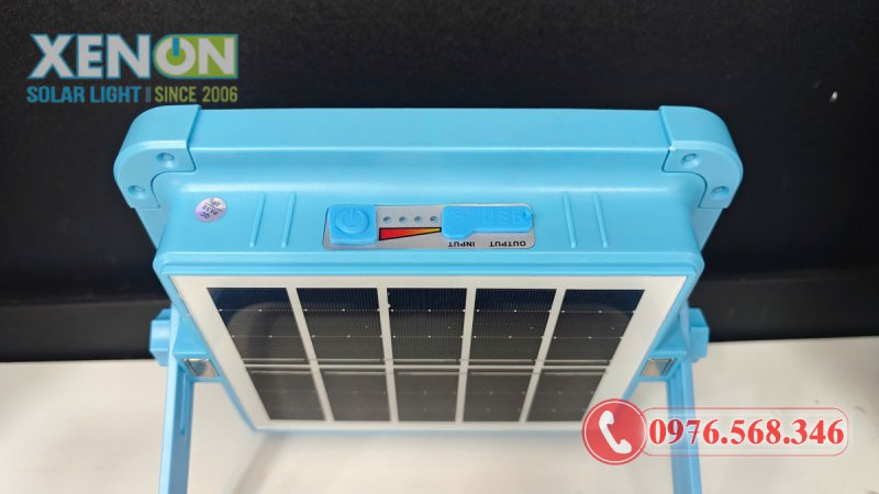 Đèn Pha Năng Lượng Mặt Trời Xách Tay Đa Năng – Sạc Nhanh, Chống Nước IP66