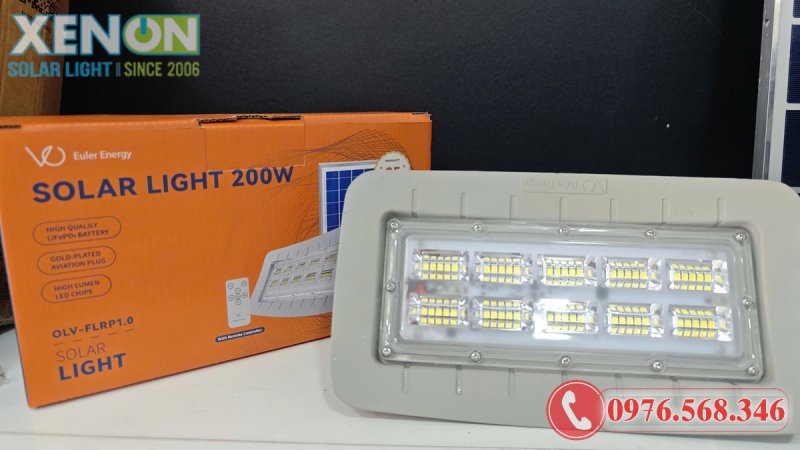 Đèn Pha Năng Lượng Mặt Trời Roiled 1.0 200W – Siêu Sáng, Chống Nước IP66