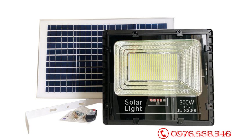Đèn pha năng lượng mặt trời giá rẻ 300W Jindian JD-8300L Đèn pha năng lượng mặt trời giá rẻ 300W Jindian JD-8300L