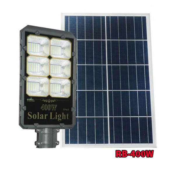 Đèn Đường Năng Lượng Mặt Trời RB-400W 6 Khoang Pin Tách Thể Chính Hãng 