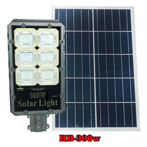 Đèn Đường Pin Tách Thể RB-300W Năng Lượng Mặt Trời Chính Hãng 
