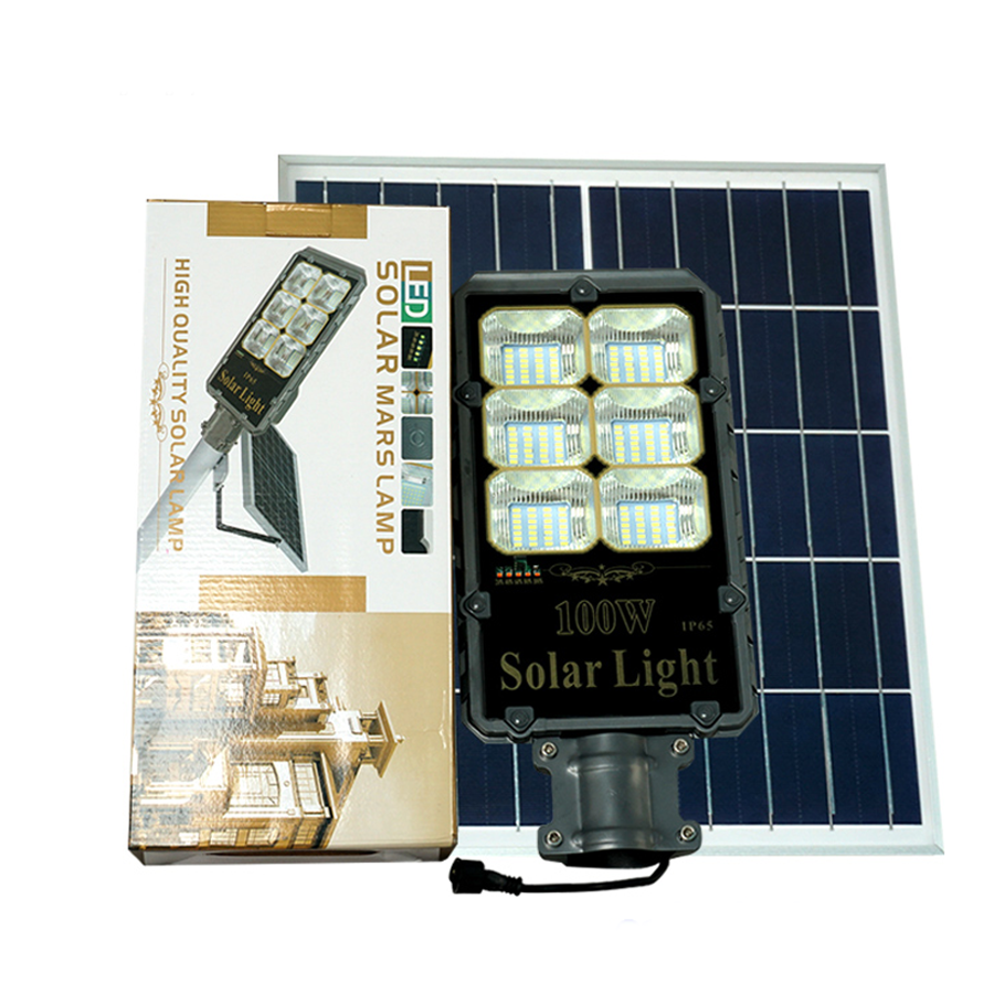 Đèn Đường Năng Lượng Mặt Trời Roiled RB100W Pin Tách Thể Chính Hãng 