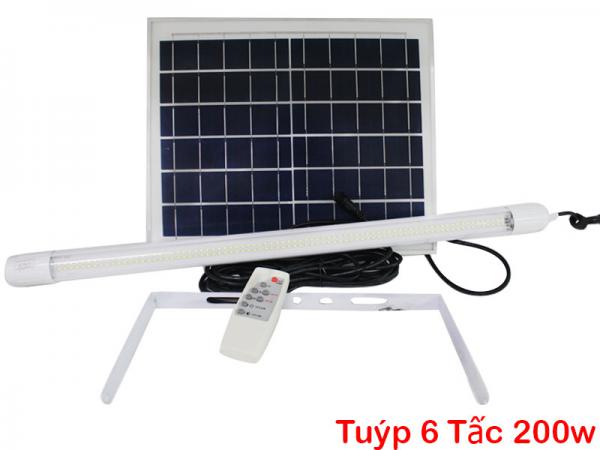 Đèn Tuýp Trong Nhà Năng Lượng Mặt Trời 6 Tấc 200W Có Remote 