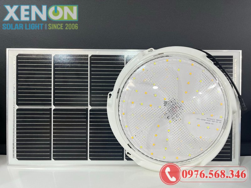 Đèn Ốp Trần Năng Lượng Mặt Trời 400W OT400W 3 Chế Độ Sáng