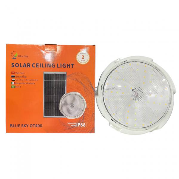 Đèn Ốp Trần Năng Lượng Mặt Trời 400W OT400W 3 Chế Độ Sáng 