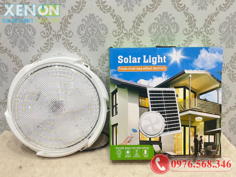 Đèn Ốp Trần Năng Lượng Mặt Trời 300W Trong Nhà Giá Tốt