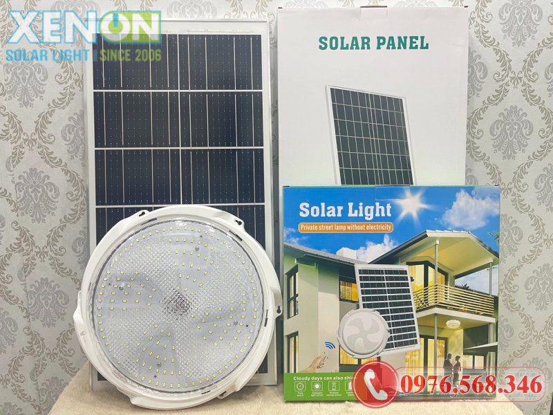 Đèn Ốp Trần Năng Lượng Mặt Trời 400W Giá Rẻ Chính Hãng