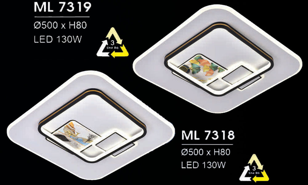  Review Đèn mâm ốp trần trang trí hiện đại siêu đẹp HFML-7320 tốt nhất