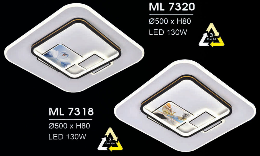  Review Đèn mâm ốp trần trang trí hiện đại siêu đẹp HFML-7320 tốt nhất